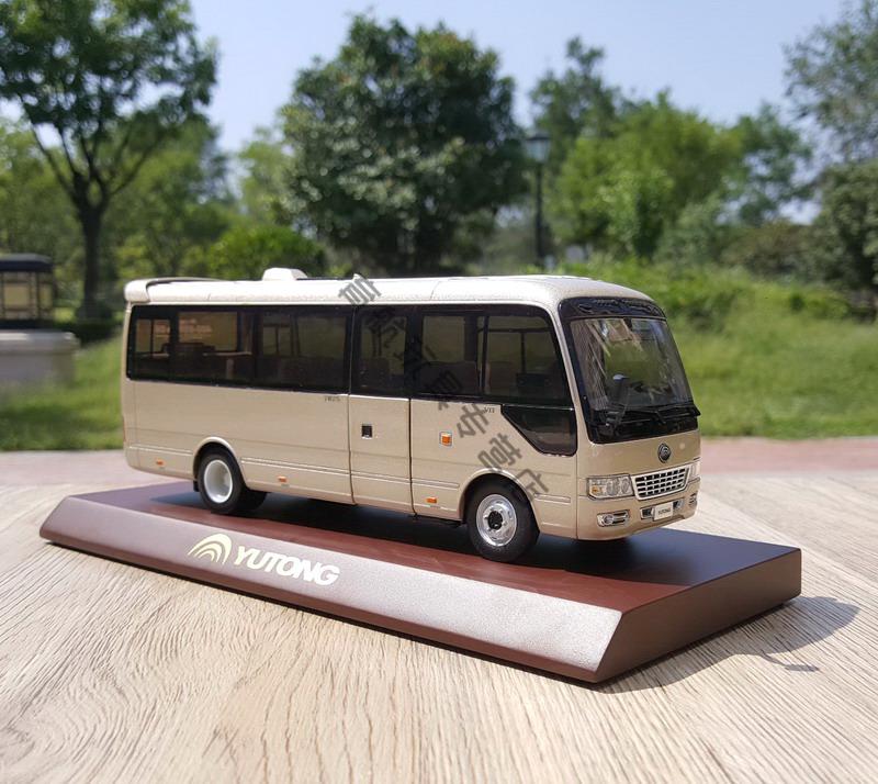 定制1:32考斯特汽车模型宇通t7客车中巴商务车合金金属 宇通t7普通版