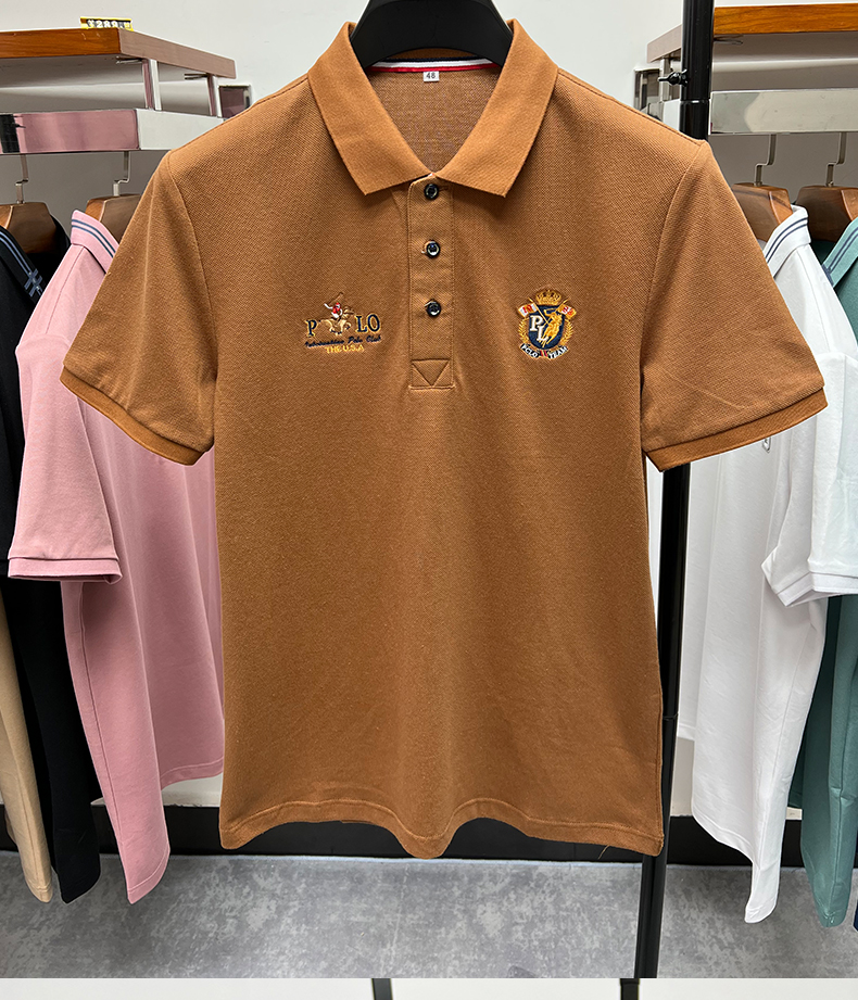 巴宝莉男装 polo衫重磅纯棉男短袖运动休闲刺绣保罗夏季丅血高端保罗