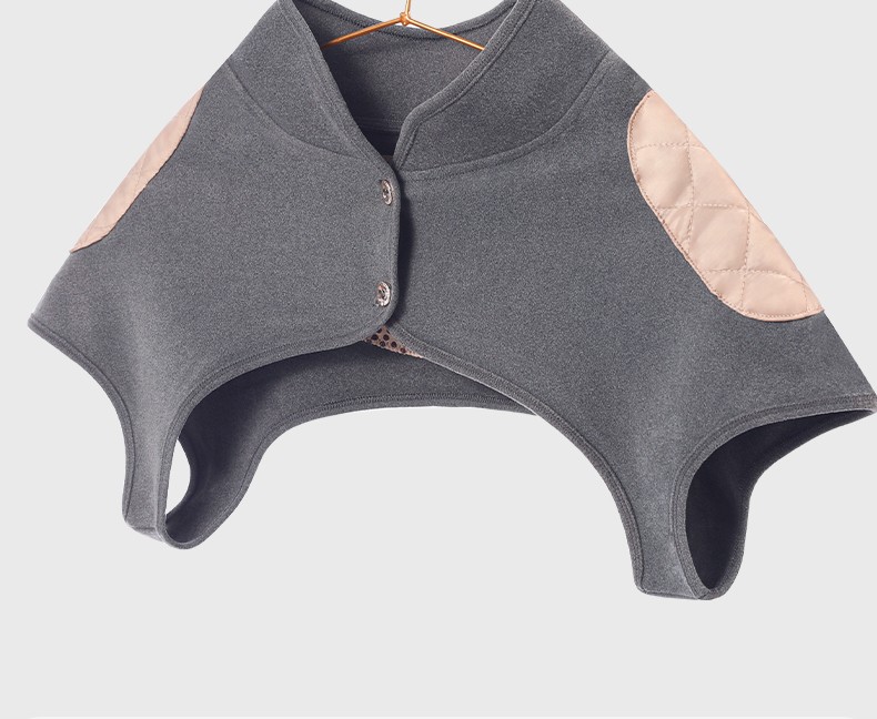 力克德绒发热护肩保暖睡觉男女热敷护颈衣月子护肩膀坎炎肩周护肩套