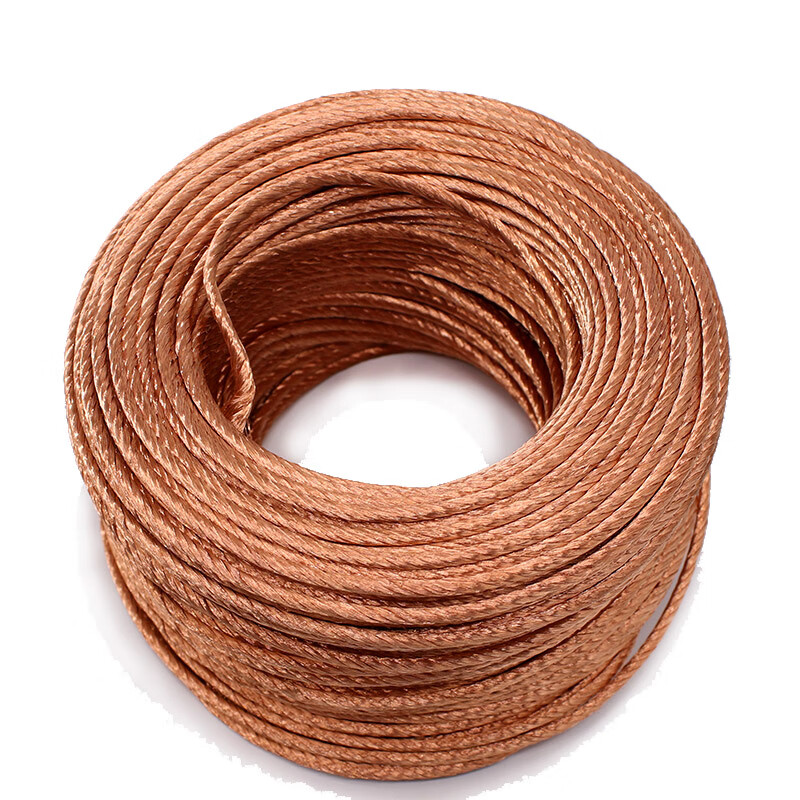 铜绞线导电带桥架接地线裸铜国标多股多芯软铜线紫 铜绞线240平方