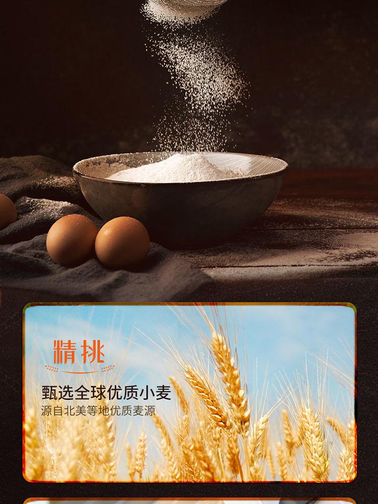 金象高筋面粉金像牌面粉高筋面包粉披萨粉家用烘焙原料高筋面粉1斤