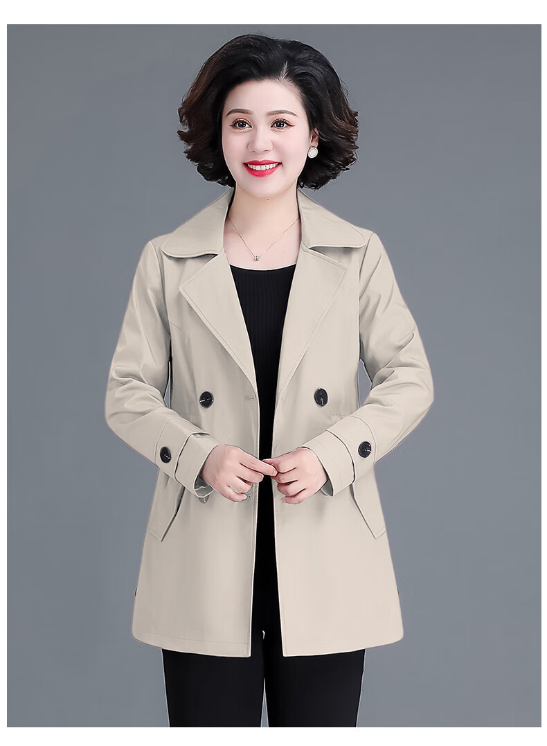 みで雅鹿官方品牌轻奢高档女装21年新款妈妈春秋装外套2021新款中年人