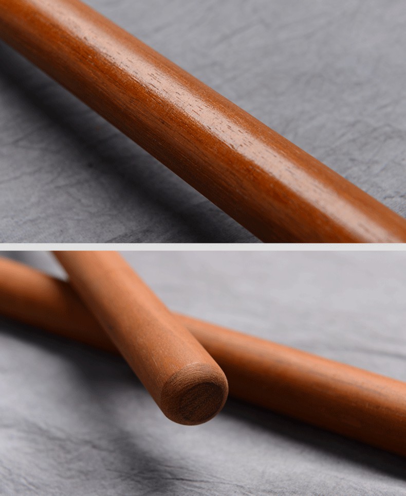 红木武术棍太极鞭杆短棍鸡翅木红铁木六点半棍木棍长棍少林齐眉棍红木