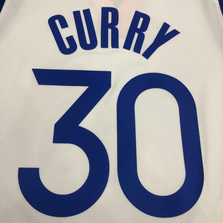 滕讯体育nba全明星勇士队库里30号球衣白色l