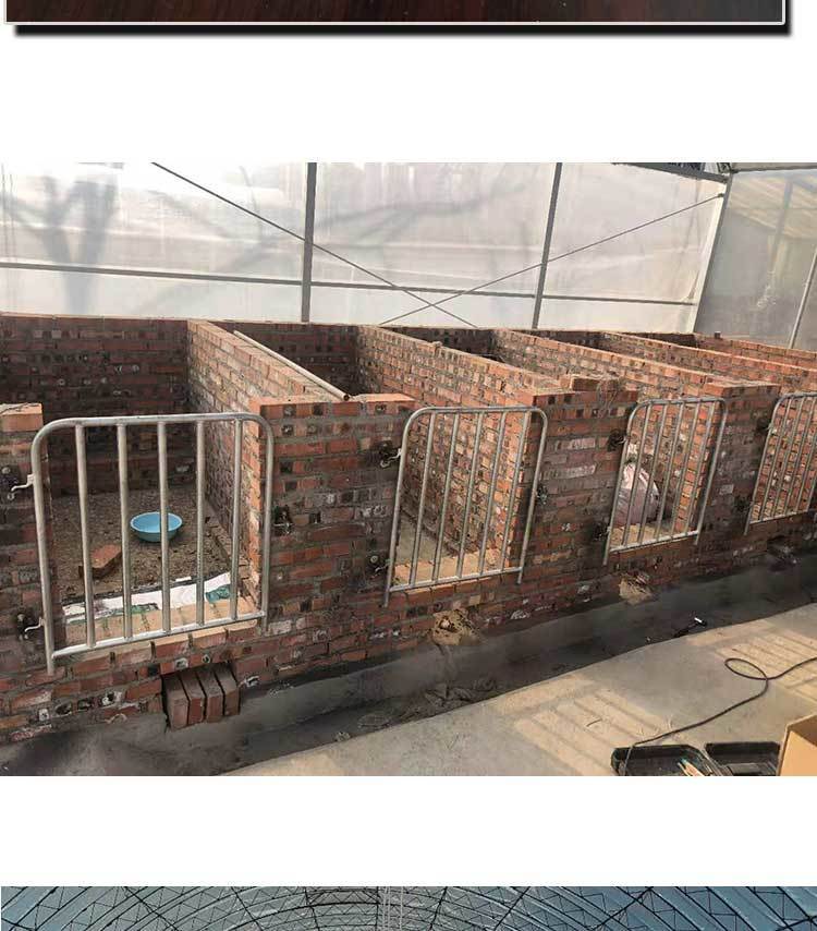 猪圈门配件安装砖墙养猪设备配件定位栏产床门扣母猪产床配件 挂钩10