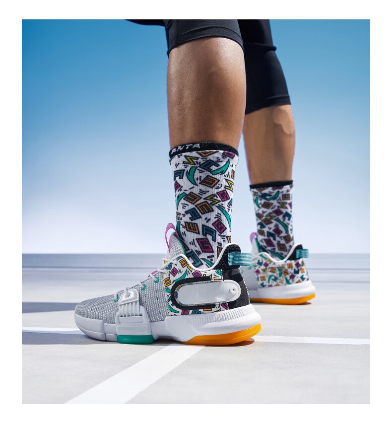 【99预售】【轻狂2代】安踏轻狂二篮球鞋男新款实战运动鞋低帮网面