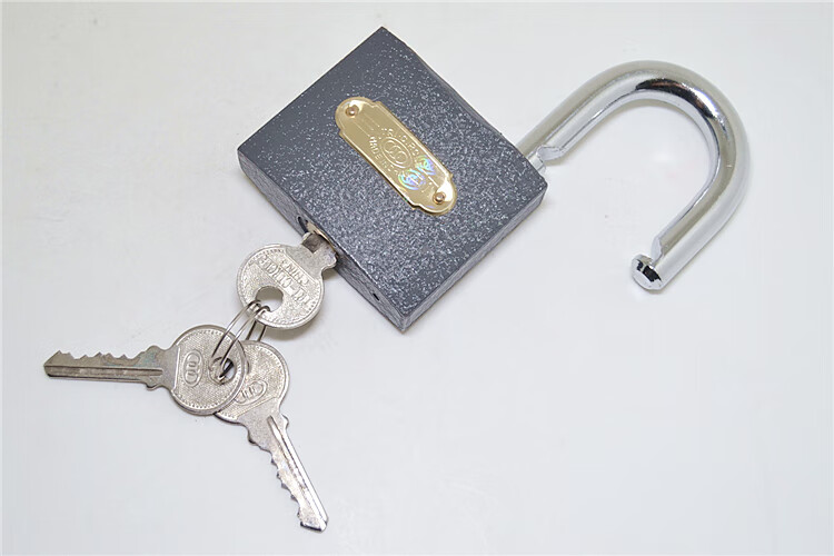 三环防水挂锁铁挂锁长梁长柄锁通开同心互开锁仓库大门宿舍柜门多匙