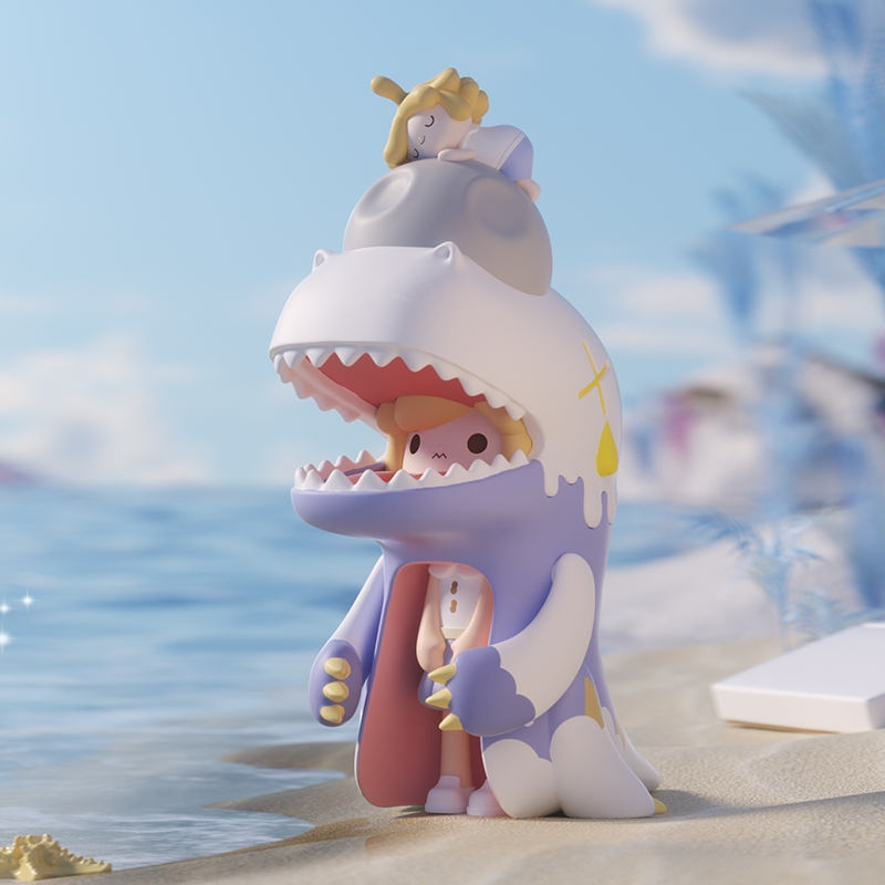 cqtoys潮奇恐龙妹梦境系列盲盒潮玩收藏公仔幸运可爱潮玩手办落夜白