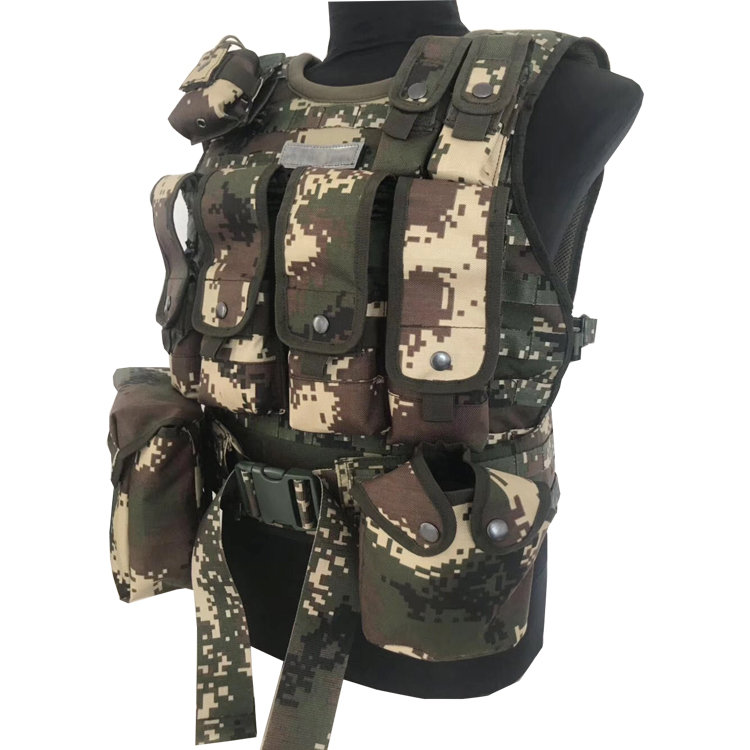 新款15式战术背心通用迷彩装备作战防护装备轻量化战术背心快拆1000d