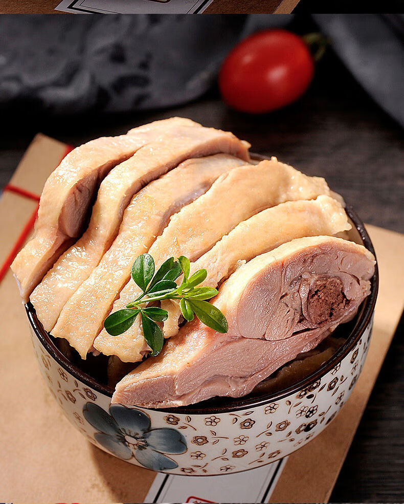 正宗南京盐水鸭夫子庙特产小吃真空保鲜卤味熟食咸水鸭1kg整只1000克