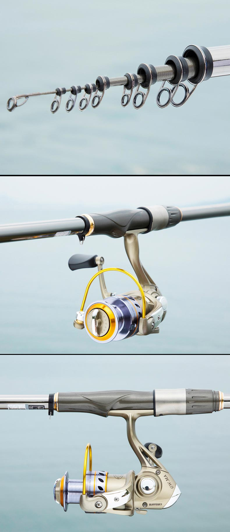 光威矶钓竿大导环官方轻硬碳素竿旗舰店抛竿远投竿 新大矶4号5.