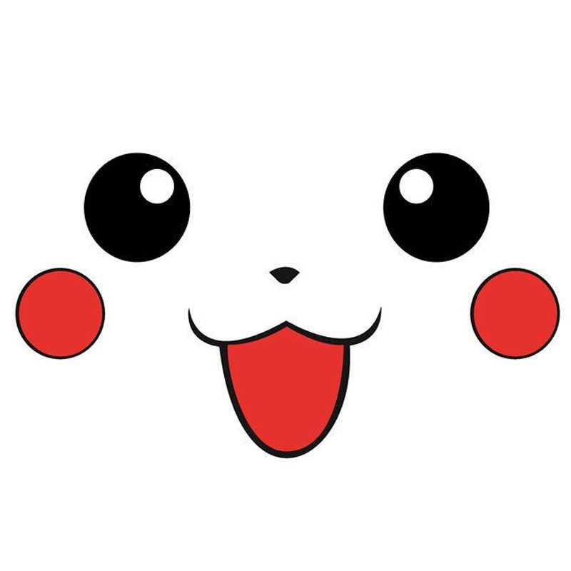 笑脸车头盖贴拉花卡通个性引擎盖汽车贴纸可爱划痕装饰车贴后视镜表情