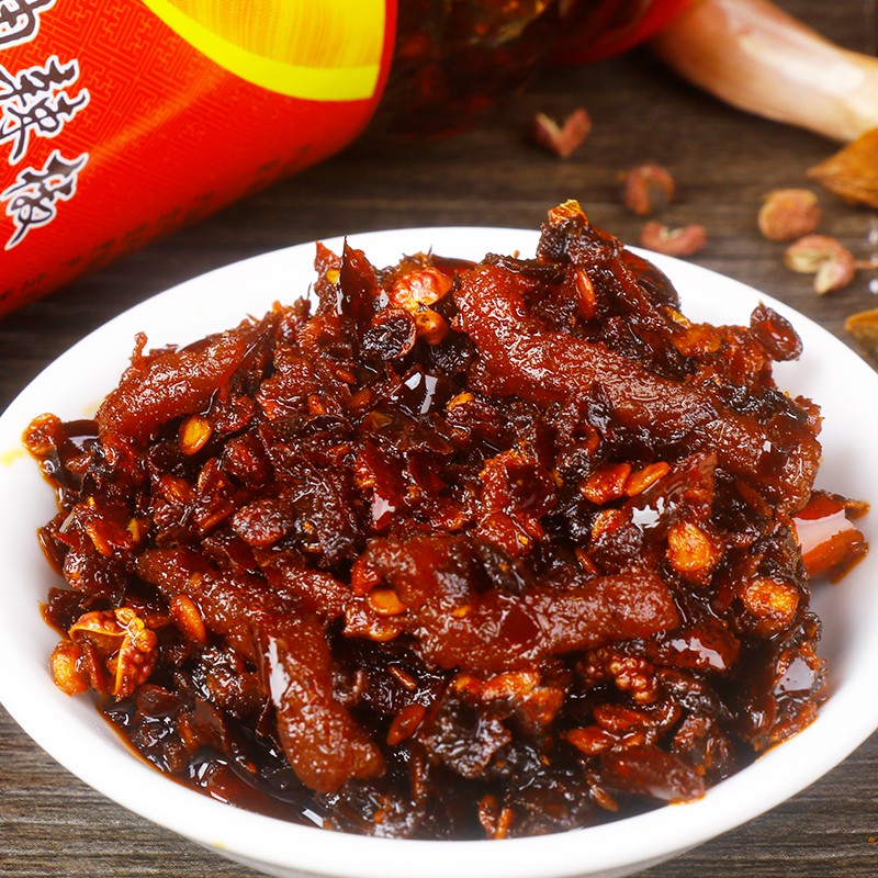 260g*1瓶 陶华碧老干妈干煸肉丝油辣椒 即食夹馍佐餐拌饭辣椒酱【图片
