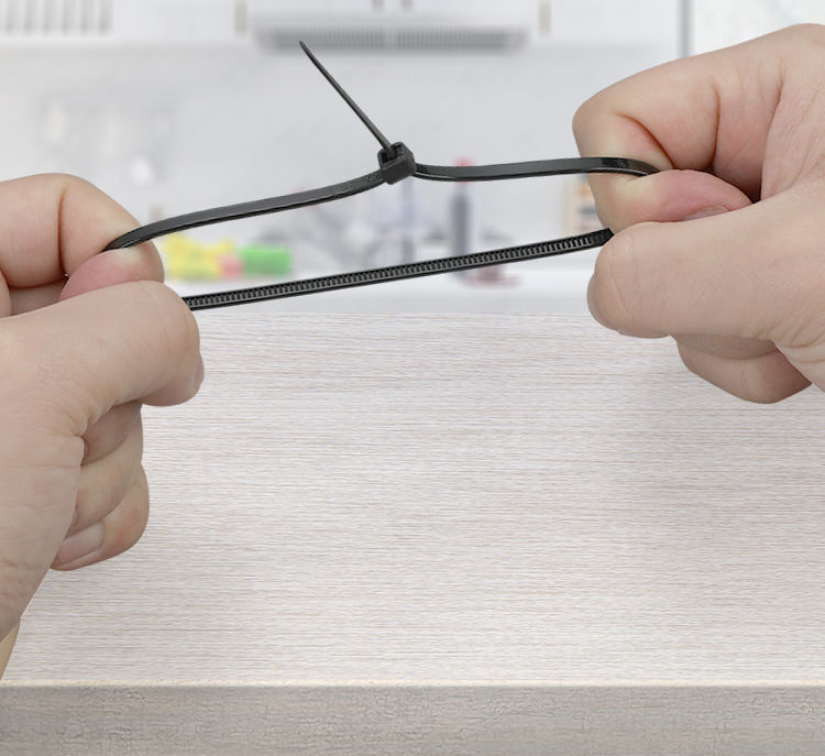 批发自锁式尼龙扎带1000根捆绑带绳子束线卡扣固定锁大号塑料黑色白色