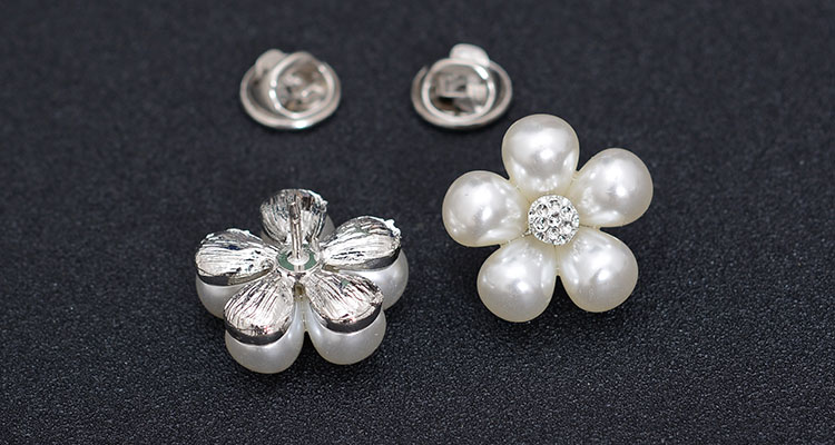 小胸针配件蝴蝶扣 刺马别针 底座领针备用按扣领扣背扣 10个别针(盘