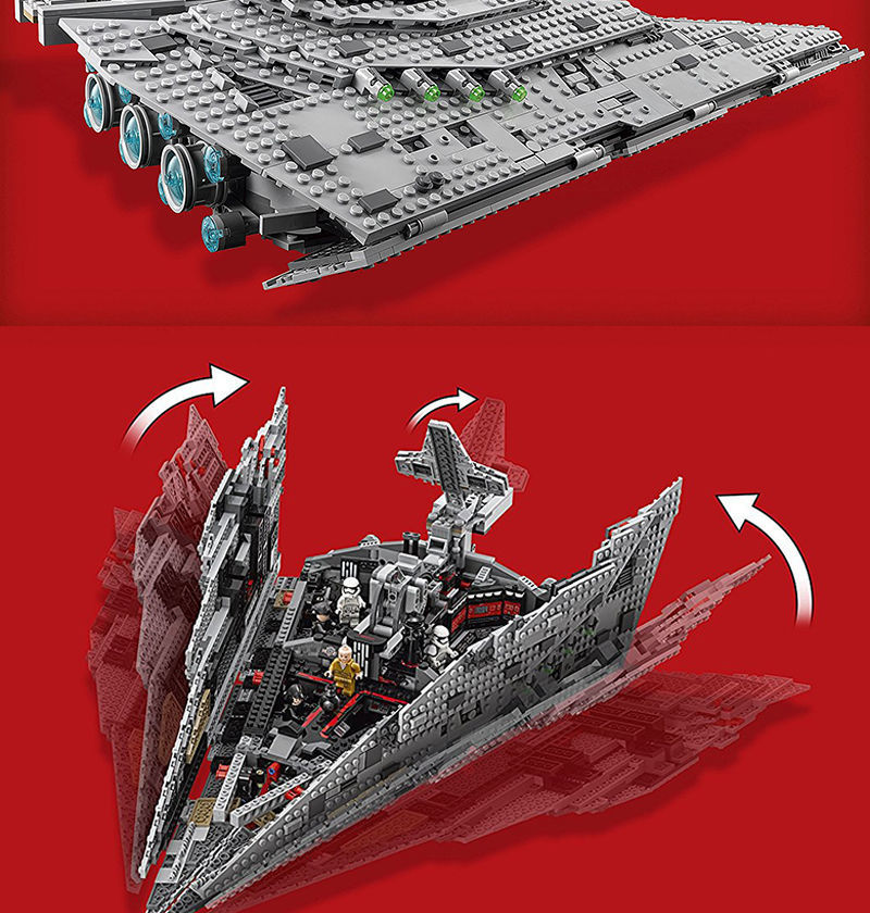 乐高lego星球大战积木歼星舰星战系列飞船1585颗粒拼插玩具积木歼