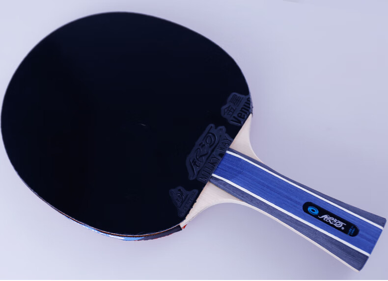 银河(yinhe)8星乒乓球拍纯木单拍学生竞技专业级八星双面反胶 1支