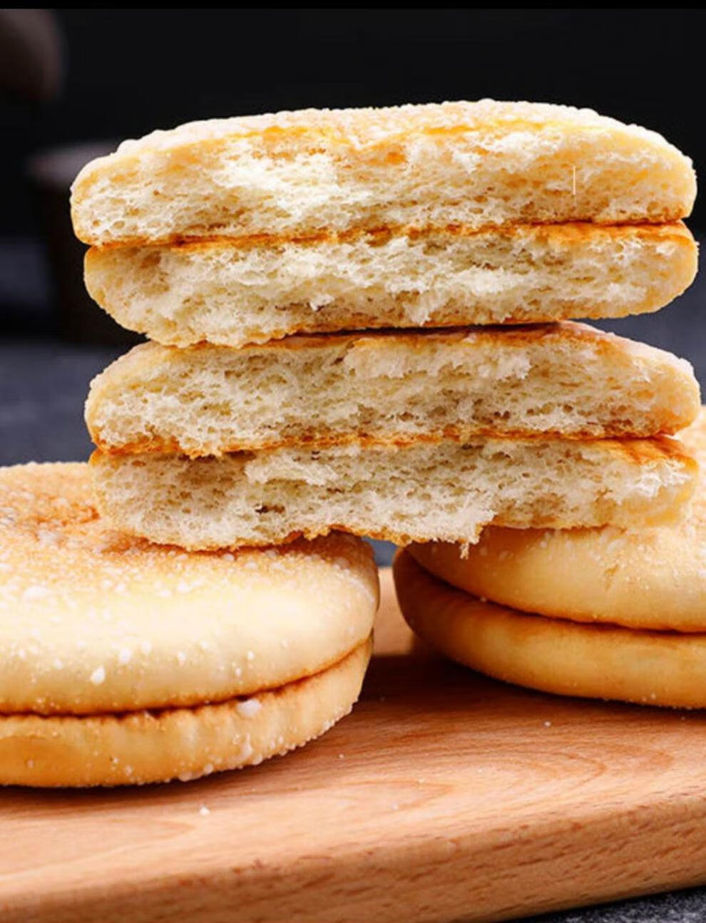 橘田部落软雪饼发整箱30包散装3包湖南特色糕点手工老面小法饼饼干