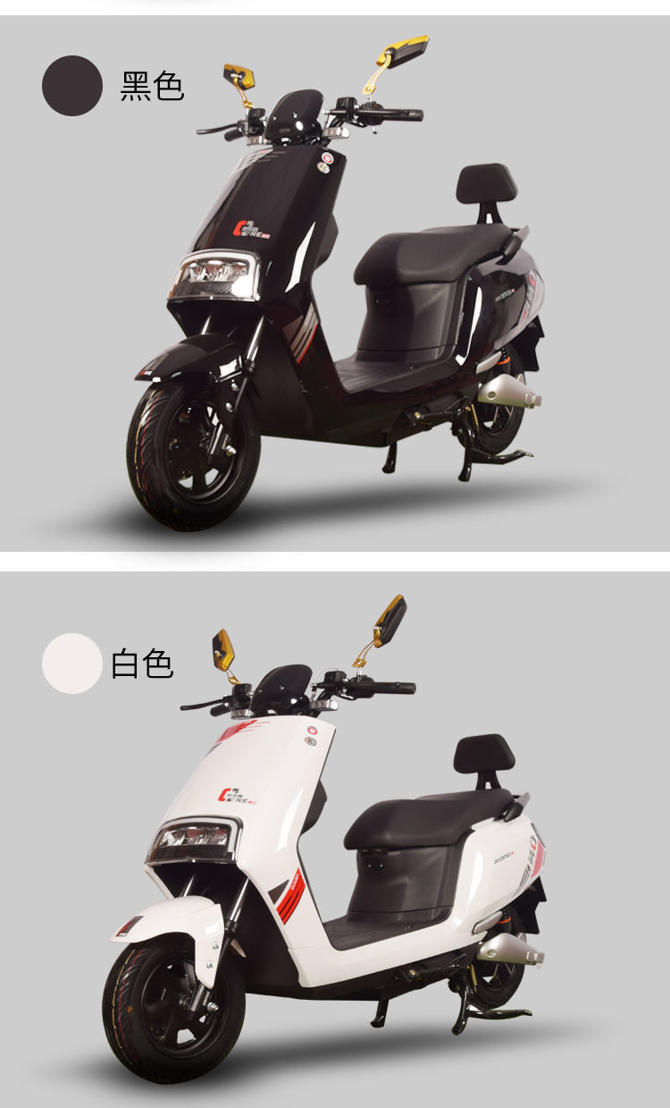 72v成人二轮电动车电摩外卖长跑王 奔驰灰 双碟刹 60v20ah【图片 价格