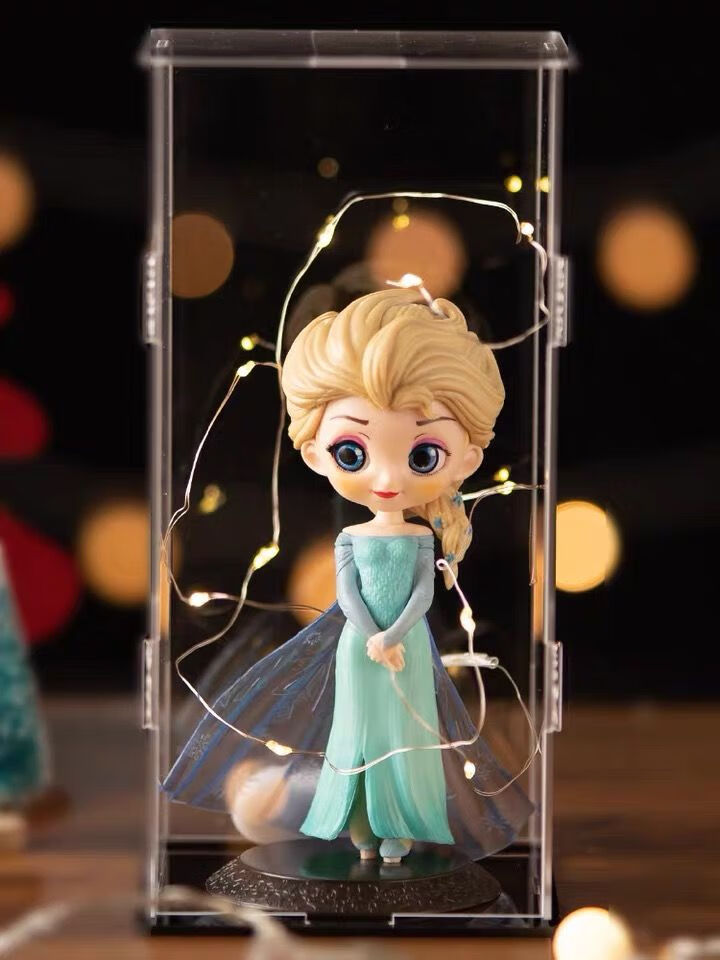 迪士尼高端品质艾莎白雪公主摆件冰雪奇缘爱莎玩偶盲盒苏菲亚女孩玩具
