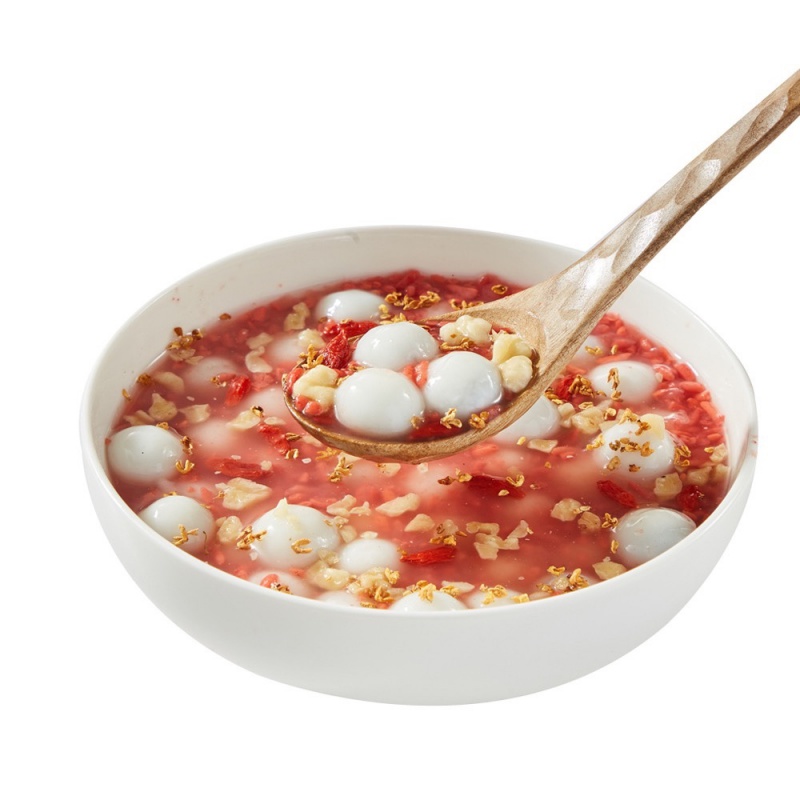 桂花酒酿核桃羹黑芝麻馅小圆子267g汤圆元宵上海美食 267g*2盒(顺丰)