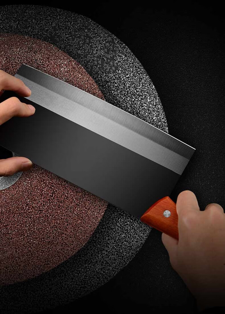 菜刀锻打桑刀碳钢铁刀家用老式刀具桑刀家用莱刀厨房刀具锋利厨师刀