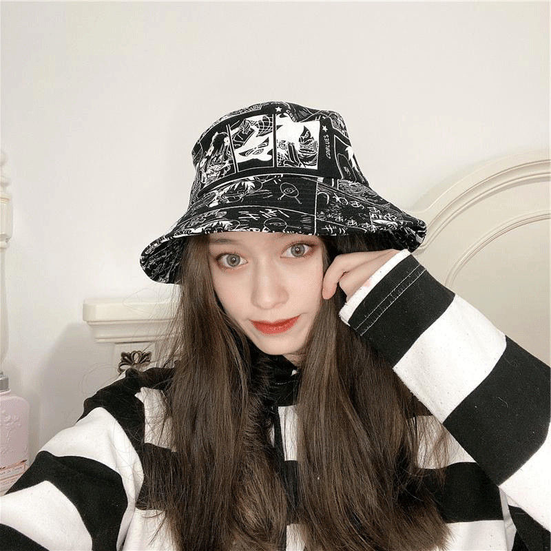芭雅莲男生潮流渔夫帽渔夫帽男女同款户外旅游出行防晒帽潮文艺休闲