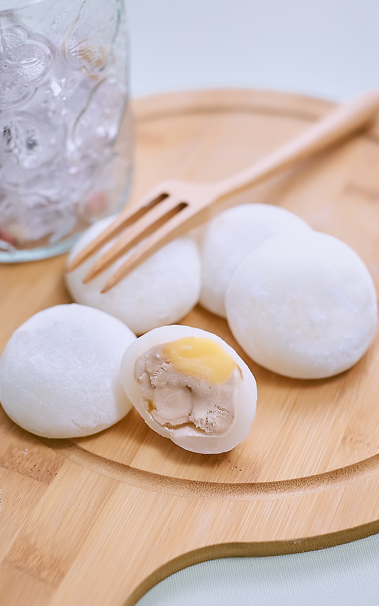 60个顶喜皮阿糯草莓雪糕糯米滋冰淇淋皮阿诺糯米糍雪丸子香草 备注