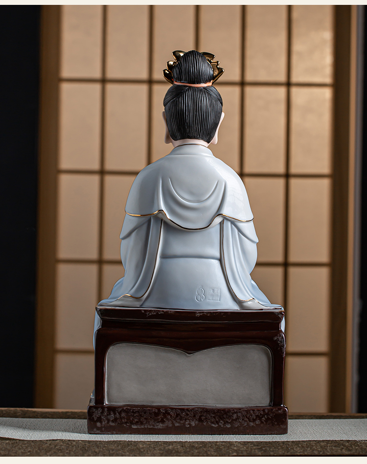 泰山奶奶神像瓷德化陶瓷泰山娘娘泰山奶奶泰山圣母神像碧霞元君佛像