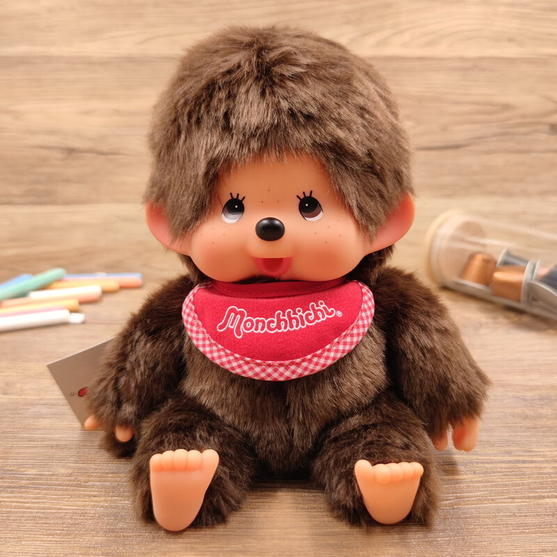 萌趣趣蒙奇奇日本娃娃公仔玩偶可爱毛绒女生玩具高度1525cm详见颜色