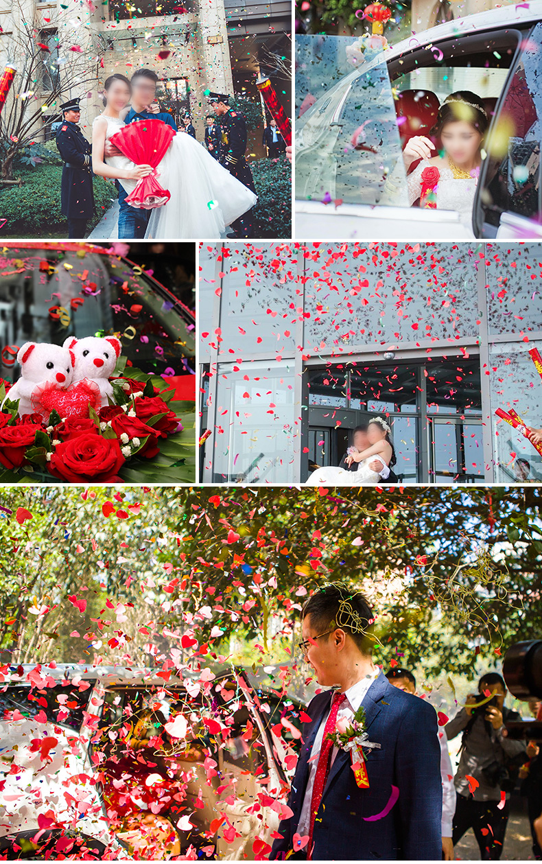 结婚庆用品大全礼花开业开工婚礼手拧礼炮花瓣礼宾花礼花筒喷花筒 60