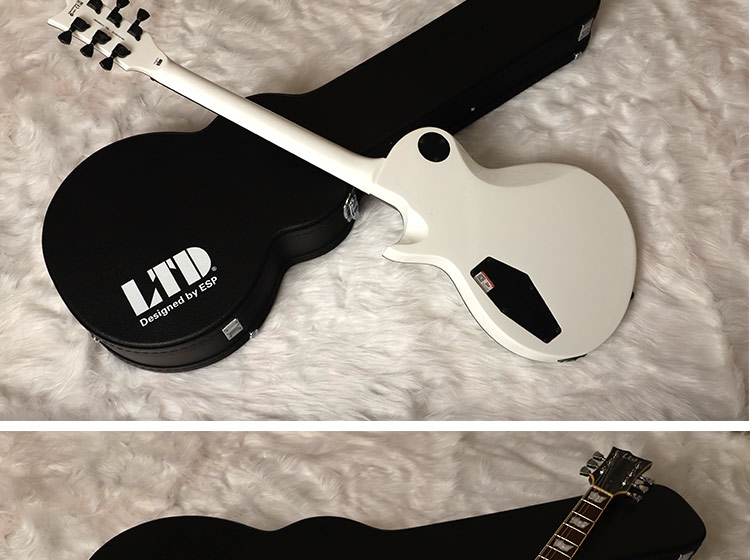 esp印尼产ltd金属摇滚单双摇lec256演出乐手mt130黑美人lp电吉他品质