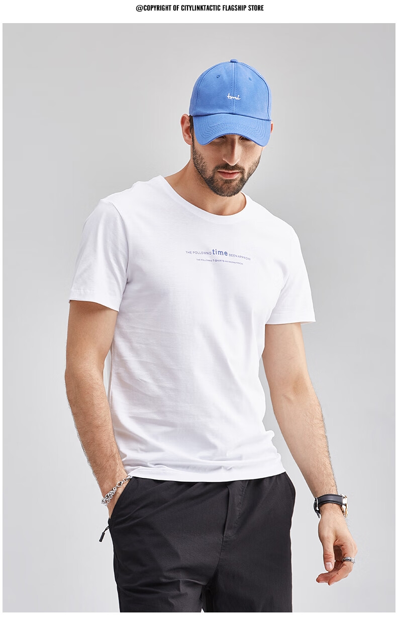 ak army 男装 短袖t恤男夏季2020新款潮牌宽松男士半截袖体恤休闲印花