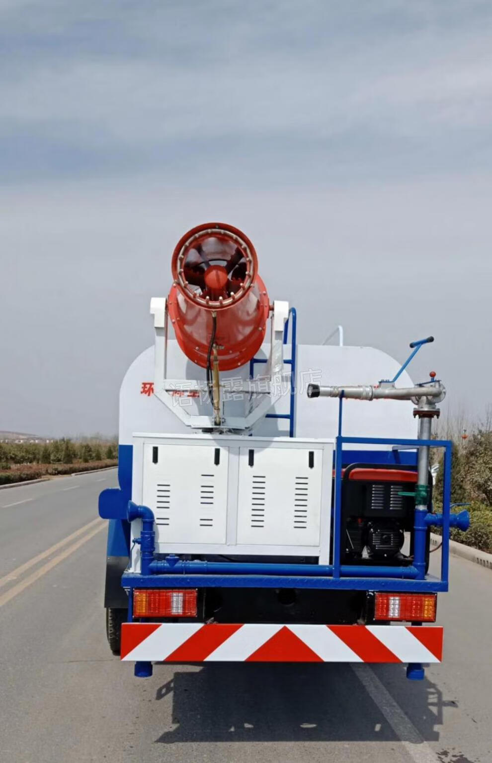 雾炮喷雾器10型二相电车载雾炮机工地洒水车专用除尘器环保设备汽油