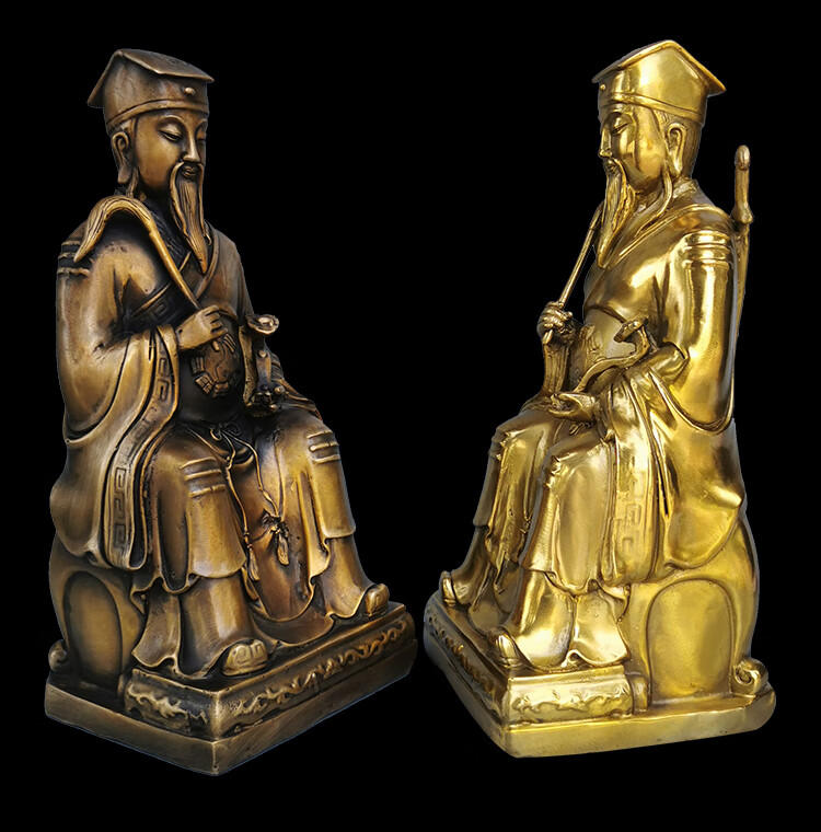 八仙吕洞宾神像 八仙吕洞宾神像纯阳真人纯阳子吕祖铜像道教祖师铜像