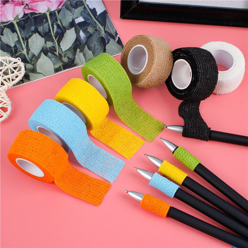 篮球指套纯色护指自粘弹性绷带学生写字防茧护手指弹力绑带防磨防老茧