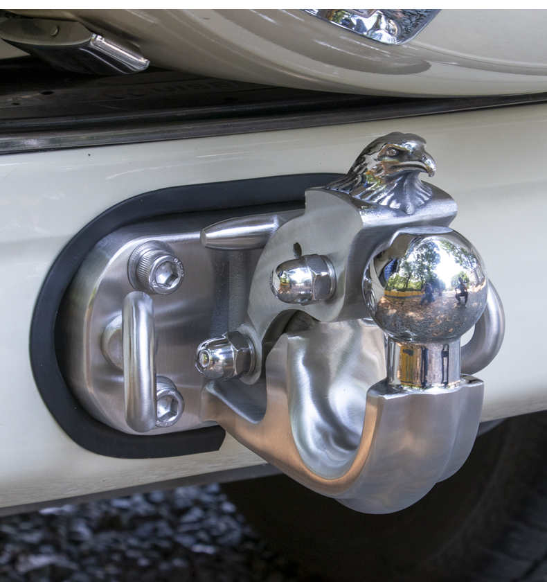 适用于雷克萨斯lx570拖车钩普拉多304不锈钢 流氓勾酷路泽途乐越野