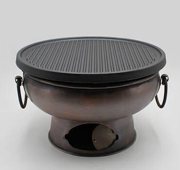 老北京炙子烤肉炉商用打logo木炭烤肉炉无烟烧烤炉家用户外烧烤炉 32