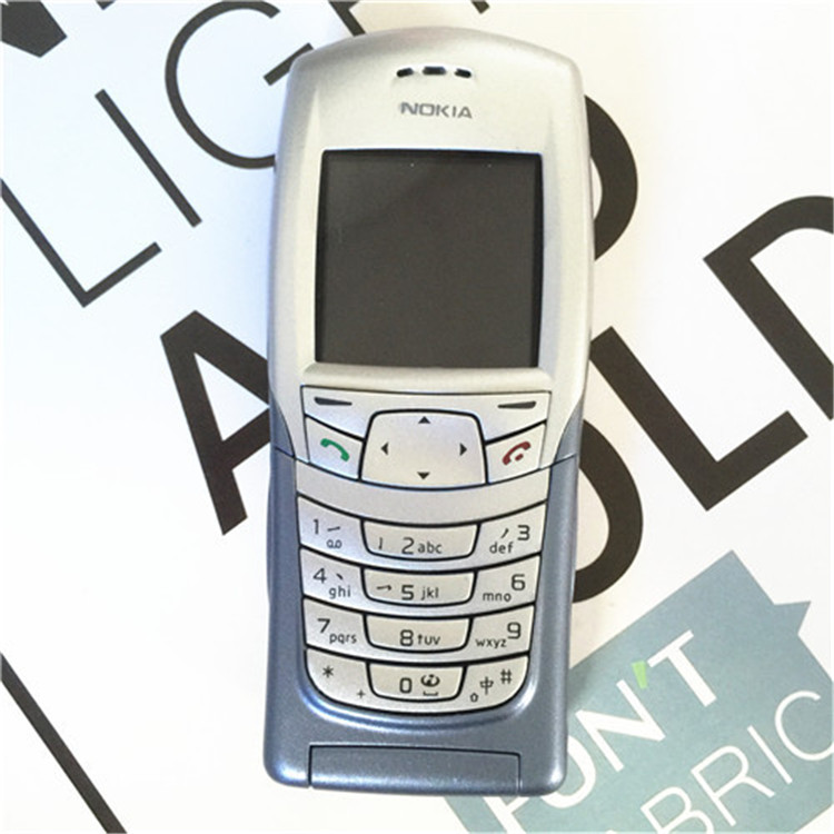 nokia/诺基亚6108 经典翻盖手写情怀按键移动手机学生怀旧备用机 蓝色