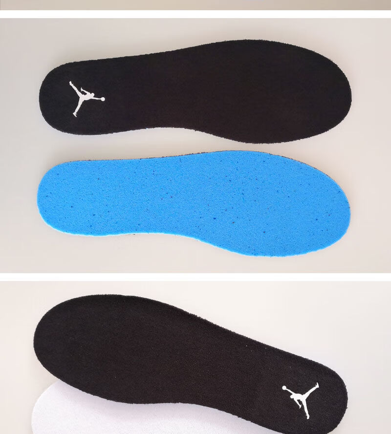 篮球鞋af1空军一号红脚趾黑扣碎小闪电aj11康扣男 aj鞋垫【3双装】 35