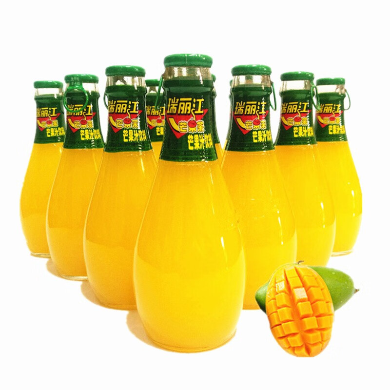 浓缩瑞丽江芒果汁芒果茶饮品玻璃瓶饮料整箱酸角汁云南网红小饮料酸角