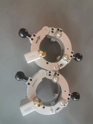 定制适用90110160250315pe管旋转刮刀手动爬壁式刮刀去除中间氧化层