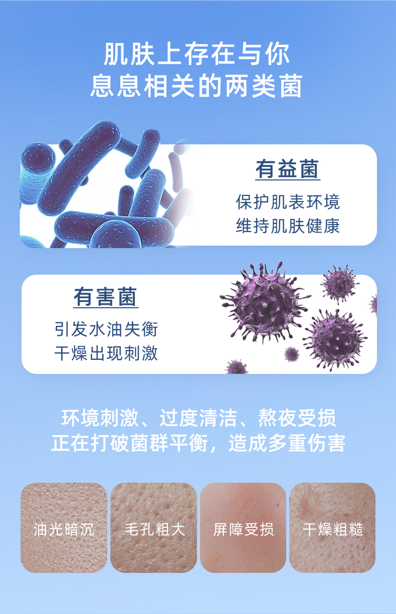 荷诺益生菌水乳礼盒护肤品套装补水高保湿男女士韩国进口滋润型爆发