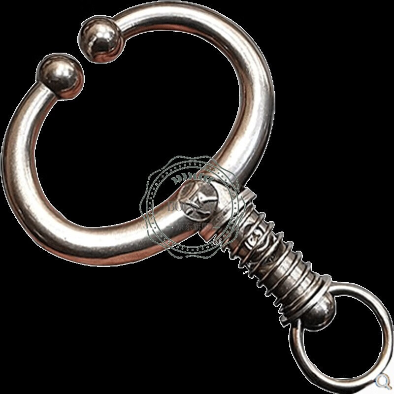 牛鼻圈 牛鼻环 不锈钢金属养牛大号牛鼻子钳子免打孔牵引设备器械