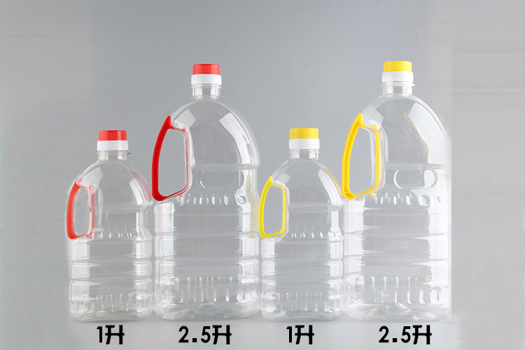 1升塑料酒桶透明塑料食用油瓶塑料酒瓶白酒桶2斤装1l酒桶19年款潮流