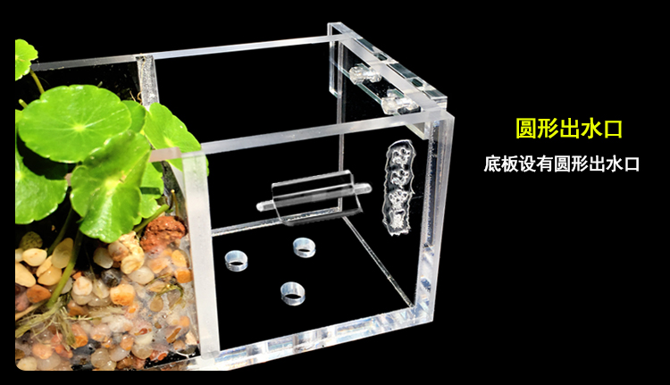 鱼缸过滤器三合一净水循环滴流盒过滤小型家用瀑布式水泵免换水内外置