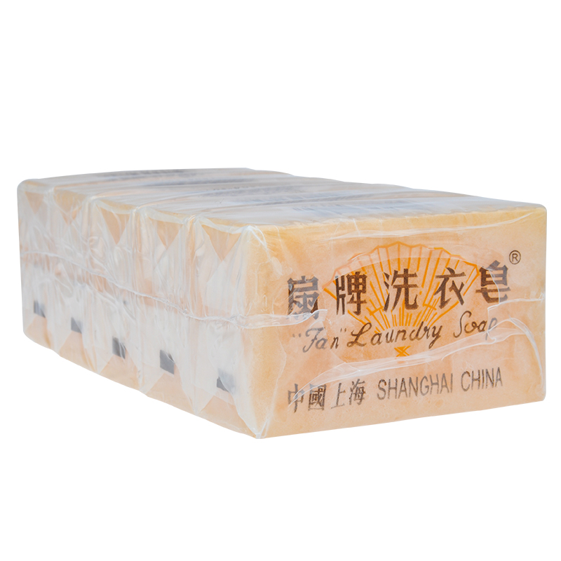 扇牌 透明皂/肥皂 洗衣皂150g*5块装