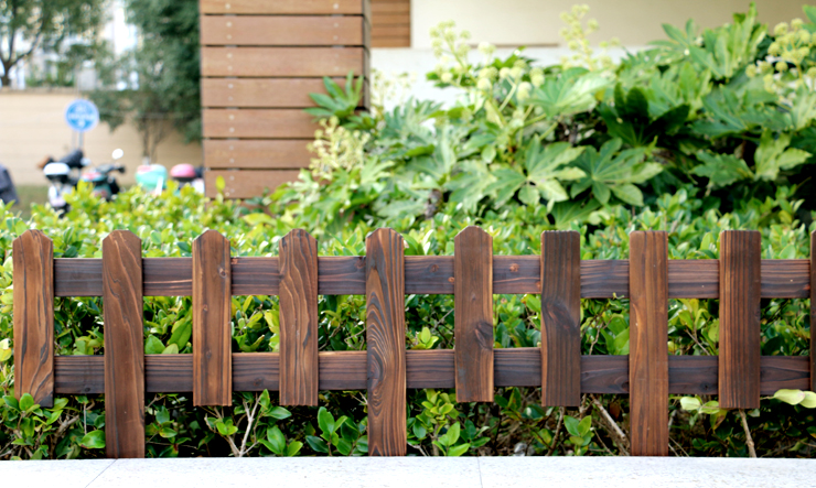 姜芮 户外炭化防腐木杉木篱笆花园菜园木围栏木栅栏栏栅木护栏 b号