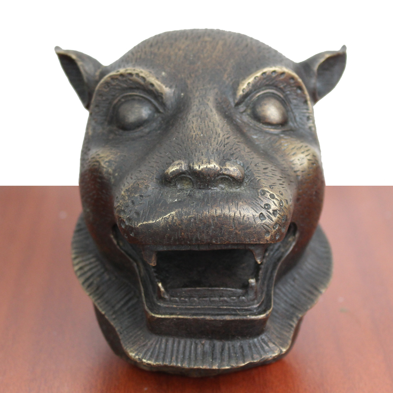 宇卓铜器纯铜兽头十二兽首黄铜十二生肖头鼠牛虎兔龙蛇马羊猴鸡狗摆件