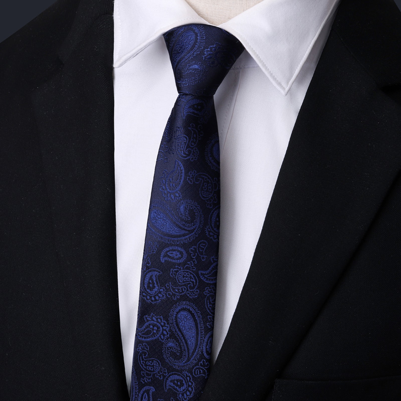 带带帅懒人韩版领带男士窄版6cm拉链领带英伦休闲结婚易拉得003蓝色